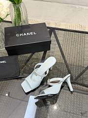 	 Colestore Chanel Métiers d’art 2026 Mules Crocodile Embossed Calfskin & Metal Light Blue - 2