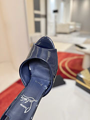 Colestore Christian Louboutin Women's Blue Me Dolly Patent Leather Mules 150 - 6