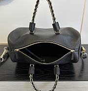 Colestore Chanel Cruise 2026/27 Large Bowling Bag Grained Calfskin & Gold-Tone Metal Black 40 x 19 x 21 cm - 6