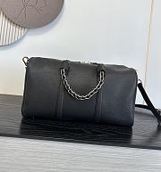 Colestore Chanel Cruise 2026/27 Large Bowling Bag Grained Calfskin & Gold-Tone Metal Black 40 x 19 x 21 cm - 4