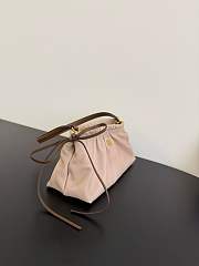Colestore Miu Miu Nappa leather pouch Powder Pink / Caramel 24 x 13 x 9cm - 4
