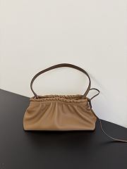 Colestore Miu Miu Nappa leather pouch Caramel/Oak 24 x 13 x 9cm - 2