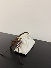 	 Colestore Miu Miu Nappa leather pouch White/Caramel 24 x 13 x 9cm - 6