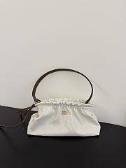 	 Colestore Miu Miu Nappa leather pouch White/Caramel 24 x 13 x 9cm - 2