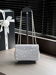 Colestore Chanel Fall Winter 2026 Pre-Collection Evening Bag   Strass & Gold-Tone Metal  Silvery  13 x 21 x 8cm - 2
