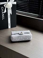 Colestore Chanel Fall Winter 2026 Pre-Collection Evening Bag   Strass & Gold-Tone Metal  Silvery  13 x 21 x 8cm - 4