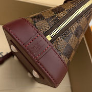 Colestore Louis Vuitton Alma BB Damier Ebène / Monogram Rouge 23.5 x 17.5 x 11.5 cm - 6
