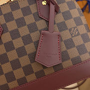 Colestore Louis Vuitton Alma BB Damier Ebène / Monogram Rouge 23.5 x 17.5 x 11.5 cm - 2
