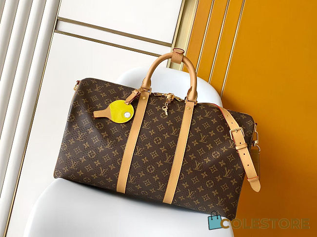 Colestore Louis Vuitton Keepall Bandoulière 50 Perforated Monogram coated canvas 50 x 29 x 23 cm - 1