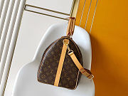 Colestore Louis Vuitton Keepall Bandoulière 50 Perforated Monogram coated canvas 50 x 29 x 23 cm - 6