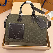 Colestore Louis Vuitton Speedy 30 Bandoulière Monogram Surplus Jacquard Khaki Green 34 x 22 x 19 cm - 3