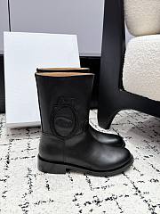 Colestore Dior Médaillon Ankle Boot Black Calfskin - 1