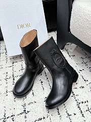 Colestore Dior Médaillon Ankle Boot Black Calfskin - 5