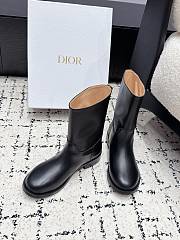 Colestore Dior Médaillon Ankle Boot Black Calfskin - 3