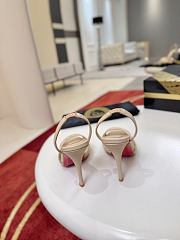 Colestore Christian Louboutin Miss Z Lace Sling 100 mm Slingback pumps - Mesh and lace - Light blush - 6