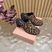 Colestore Miu Miu Printed leather mules Honey - 1