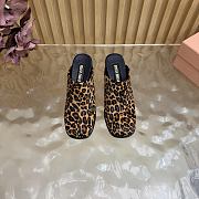 Colestore Miu Miu Printed leather mules Honey - 3