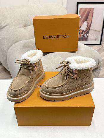 Colestore Louis Vuitton LV Ski Cortina Low Boot Beige 