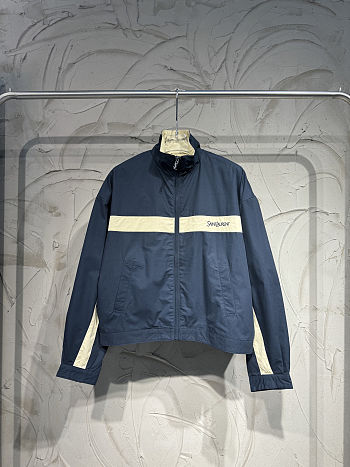 Colestore YSL SAINT LAURENT jacket in cotton Navy & Beige
