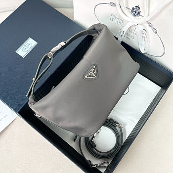 Colestore Prada Chérie Re-Nylon mini-bag Mercury/Gray 20 x 11 x 12 cm