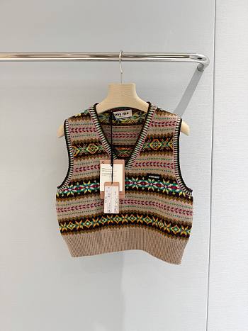 Colestore Miu Miu Wool vest Sand beige 