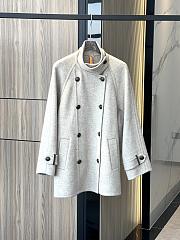 Colestore Brunello Cucinelli Virgin Wool Cashmere Pea Coat - 1