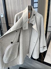 Colestore Brunello Cucinelli Virgin Wool Cashmere Pea Coat - 2
