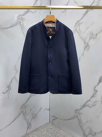 Colestore Loro Piana Spagna Jacket Cashmere Navy Blue