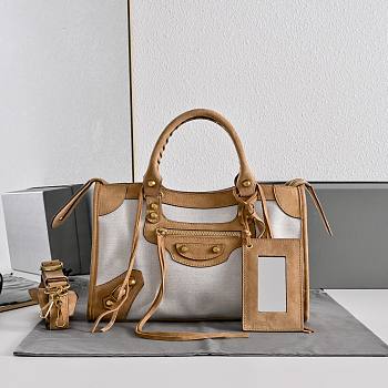 Colestore Balenciaga Le city bag small in Beige/Camel 30 x 20 x 10cm