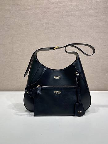 Colestore Prada Boogie medium leather bag Black 33 x 22 x 8 cm
