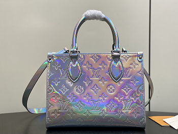 Colestore Louis Vuitton LV Ski Onthego PM Reflective embossed coated canvas 25 x 19 x 11.5 cm