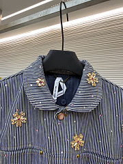 Colestore Louis Vuitton Embellished Workwear Jacket Indigo - 3