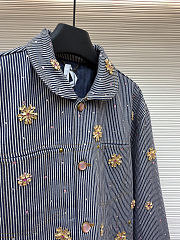 Colestore Louis Vuitton Embellished Workwear Jacket Indigo - 5